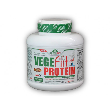 VegeFiit Protein 2000g - orzechy ziemne czekolada karmel