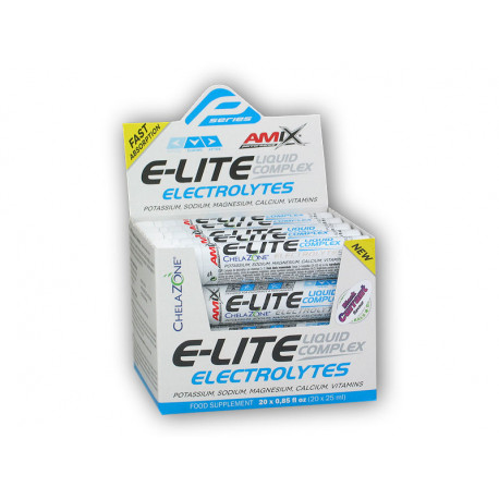 20x E-Lite Elektrolity w Płynie 25ml - Pomarańczowy