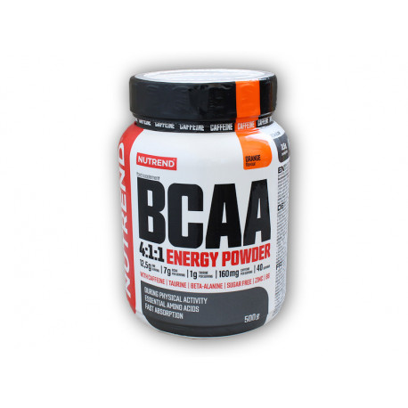 BCAA 4:1:1 Energy Powder 500g - Malina