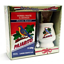 Zestaw Yerba Mate Pajarito + Ceramiczny Kubek + Bombilla