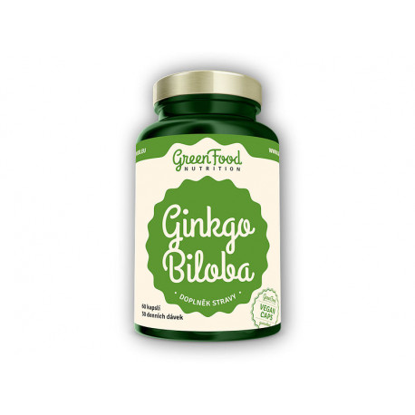 Ginkgo biloba 60 kapsułek wegańskich