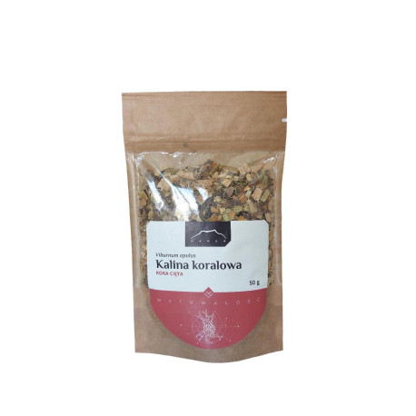 Kora koralowa kaliny - 50 g cięta
