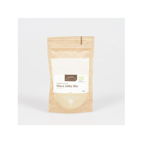 Organiczna żółta maca - Lepidium meyenii - 100 g mielona