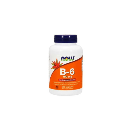 NOW FOODS Witamina B6 100 mg 250 kapsułek