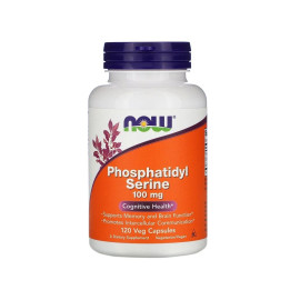 NOW FOODS Fosfatydyloseryna 100 mg (funkcja poznawcza) 120 kapsułek wegetariańskich