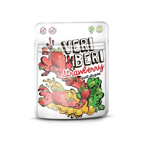 Veri Beri 100% Truskawka Plasterki Owocowe
