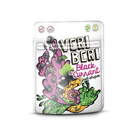 Veri Beri 100% Plastry Owoców Czarnej Porzeczki