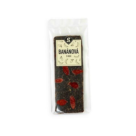 Baton bananowy z jagodami goji - 50g
