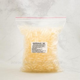 Przezroczyste kapsułki wegetariańskie rozmiar 00 (duże) - 5000 szt.