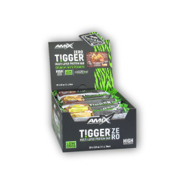 20x Tigger Zero Multi Layer Protein Bar 60g - gorzka czekolada karmelowa