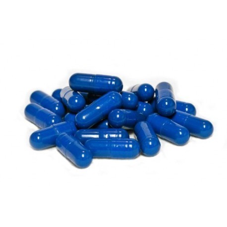 Niebieskie kapsułki żelatynowe - 0