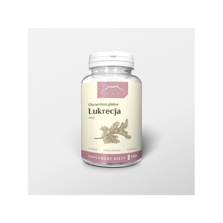 Lukrecja ekstrakt 100 kapsułek x 400 mg - 100
