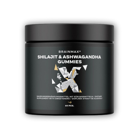 Shilajit &amp; Ashwagandha Gummies 60 cukierków