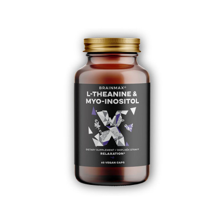 L-teanina i mio-inozytol 60 kapsułek roślinnych