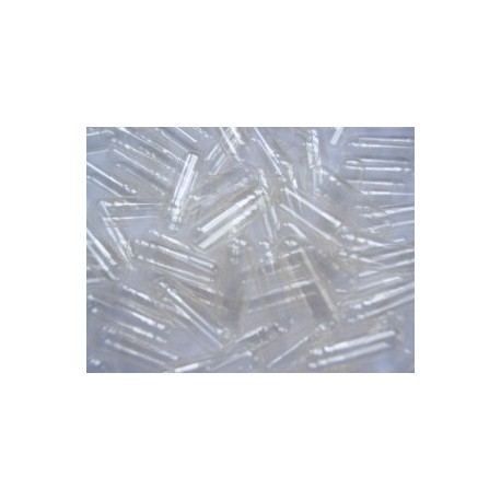 Przezroczyste kapsułki żelatynowe rozmiar 2 (mini) - 100 szt.