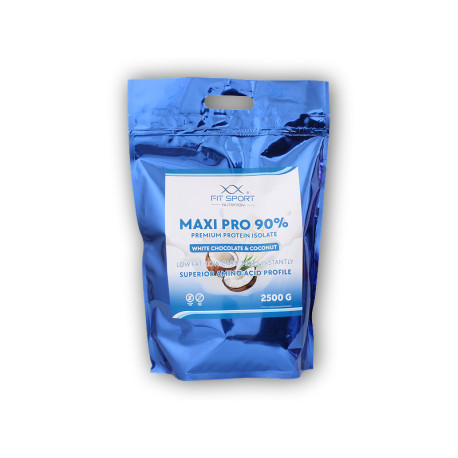 Maxi Pro 90% 2500g - Biała Czekolada Kokos