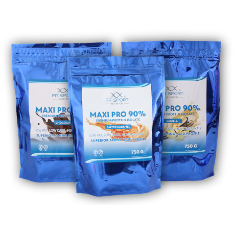3x Maxi Pro 90% 750g - banan