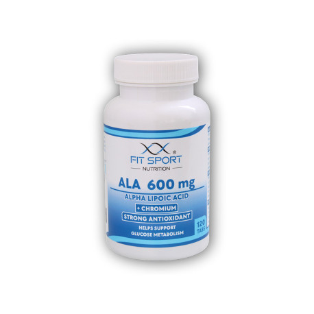 ALA 600mg Kwas alfa liponowy + Chrom 120 tabletek - Kyselina Alfa Lipoová