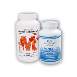 Energia Magnez 1000mg 200cps + diglicynian magnezu + witamina B6 120cps