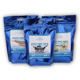 3x Maxi Pro 90% 2500g - banan