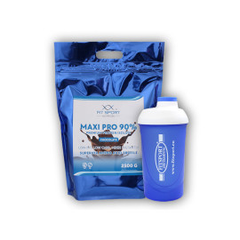 Maxi Pro 90% 2500g + shaker Fitsport - banan