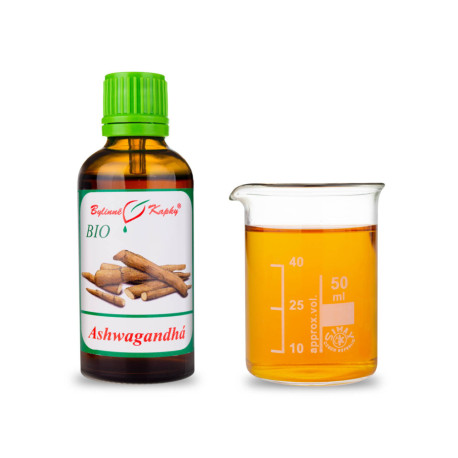 Korzeń Ashwagandhy BIO krople (nalewka) 50 ml