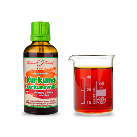 Kurkuma Długa - Krople Ziołowe (Nalewka) Dusza Roślin 50 ml