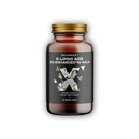 Bio-Enhanced Na-RALA, aktywny kwas liponowy 60 kapsułek roślinnych