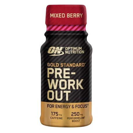 Optimum Nutrition Standard Przedtreningówka Shot 60ml Mix Jagody