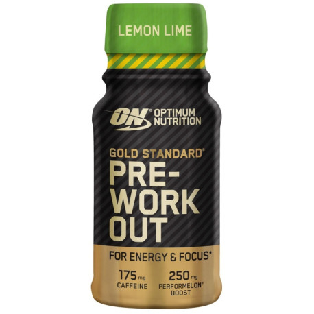 Optimum Nutrition Standard Shot Przedtreningowy 60ml Lemon Lime