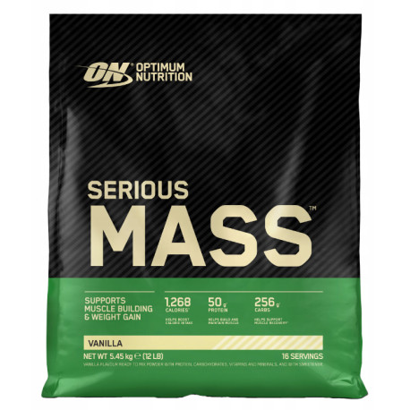 Optimum Nutrition Poważna Masa 5450g Wanilia
