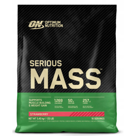 Optimum Nutrition Poważna Masa 5450g Truskawka