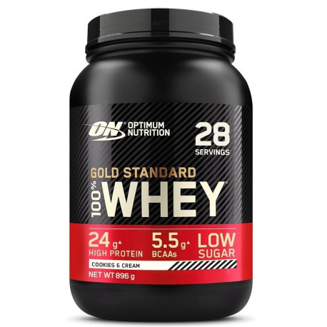 Optimum Nutrition 100% Whey Gold 900g Ciastka Krem
