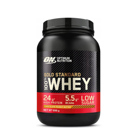 Optimum Nutrition 100% Whey Gold 900g Czekoladowe Masło Orzechowe