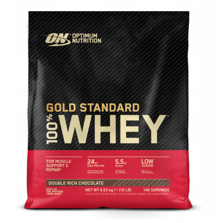 Optimum Nutrition 100% Whey Gold 4540g Czekolada
