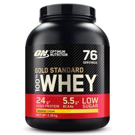 Optimum Nutrition 100% Whey Gold 2270g Banan
