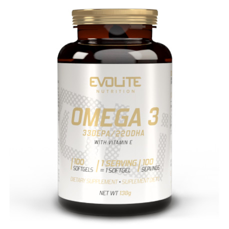 Evolite Omega 3 330EPA/220DHA 100 kapsułek żelowych