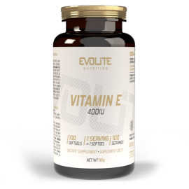 Evolite Nutrition Witamina E 400IU 100 kapsułek żelowych