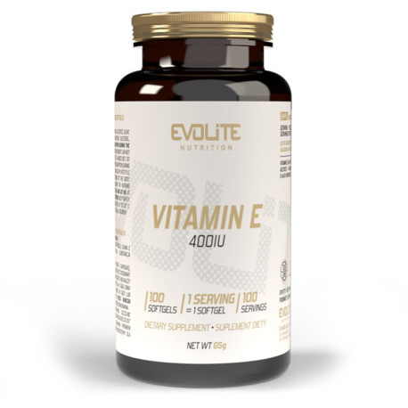 Evolite Nutrition Witamina E 400IU 100 kapsułek żelowych