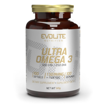 Evolite Nutrition Ultra Omega 3 500EPA / 250DHA 100 kapsułek żelowych