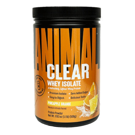 Serwatka Animal Clear 500g Ananas Pomarańcza