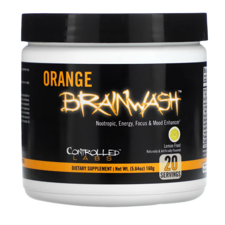 Controlled Labs Orange BrainWash Cytrynowy Mróz 160g