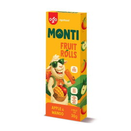 MONTI Rurka Owocowa Jabłko & Mango - 30g