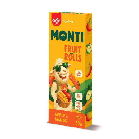 MONTI Rurka Owocowa Jabłko & Mango - 30g