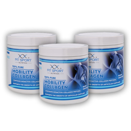 3x 100% Pure Mobility Kolagen 300g Bioaktywne Peptydy Kolagenowe SOLUGEL