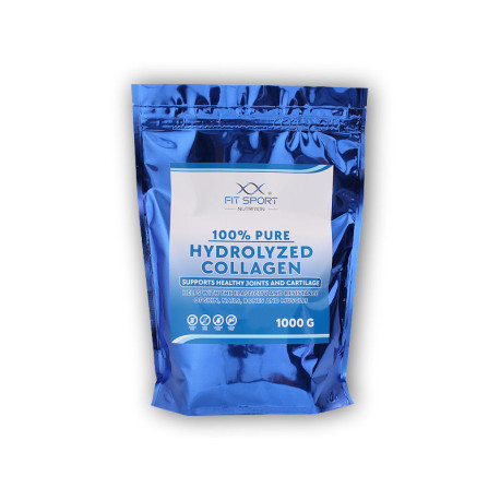 100% Czysty Hydrolizowany Kolagen 1000g - Hydrolizowany Kolagen