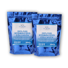 2x 100% Czysty Hydrolizowany Kolagen 1000g + Hydrolizowany Kolagen
