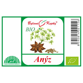 Anyż biodrowy BIO - Krople ziołowe (nalewka) 50 ml