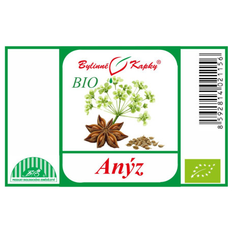 Anyż biodrowy BIO - Krople ziołowe (nalewka) 50 ml