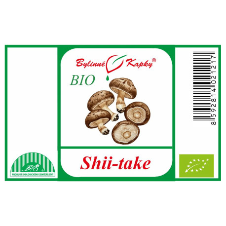 Shii-take BIO (shiitake, shiitake, tenacious, shii take) - krople ziołowe (nalewka) 50 ml
